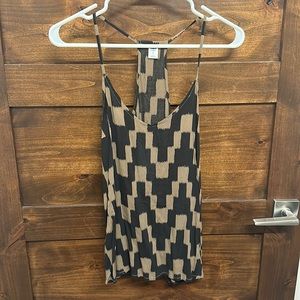 Old navy black and brown tank, size small